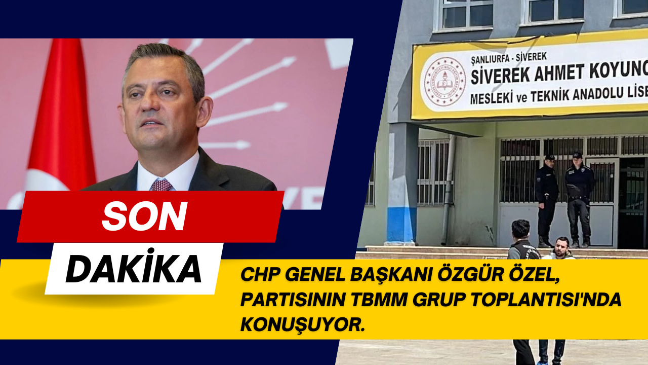 CHP Genel Başkanı Özgür Özel, partisinin TBMM Grup Toplantısı'nda konuşuyor.
